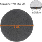 HARFINGTON 15pcs Drill Power Brush 5 inch Tile Scrubber Scouring Pads 1000-1200 Grit for Bathroom Kitchen Household Cleaning
