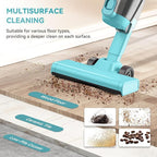 Vazone R6X Corded Stick Vacuum Cleaners for Home, 30000pa Powerful Suction Stick Vacuum with 16Ft Cord, 2 in 1 Lightweight Vacuum Cleaner for Hard Floor Pet Hair (Green)