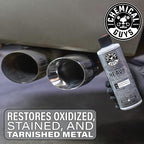 Chemical Guys Heavy Metal Polish Restorer and Protectant - Cleans, Restores, and Protects Chrome, Aluminum, Stainless Steel, and More, Safe for Cars, Trucks, Motorcycles, RVs, and Boats - 16 oz