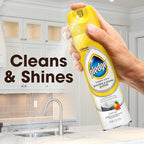 Pledge Granite & Stone Cleaner, Expert Care, Aerosol, Orange Scent, 9.7 oz.