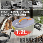 Steam Cleaner,1500W handheld pressurized steam cleaner,Portable Car Steamer for Auto Detailing,Steam Cleaner for Home,Steam Cleaning Machine for Furniture,Kitchen,Grout,Floor,Tile