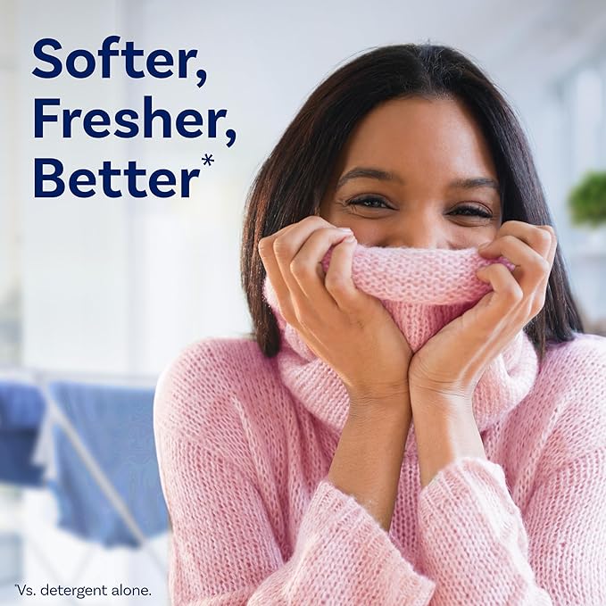 Downy Soft, 2 in 1 Soft and Fresh Liquid Fabric Softener, April Fresh, 44 fl oz, 60 Loads, Fabric Conditioner Liquid provides softness and freshness for fabrics