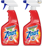 Zout Laundry Stain Remover Spray, Triple Enzyme Formula Removes the Toughest Stains, Made in the USA, 22 Ounce Bottles, 2-Pack