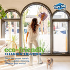 Pure-Sky Microfiber Cleaning Cloth - JUST ADD Water No Detergents Needed – Streak Free Magic Ultra Microfiber Polishing Towel - for Windows, Glass, Mirror and Screen - Leaves no Wiping Mark