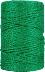 Garden Twine, Green Plant Twine 328 Feet 3mm Thick 3Ply Heavy Duty Jute String for Gardening, DIY Crafts Wrapping