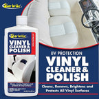 STAR BRITE Vinyl Cleaner, Polish & Protectant - Clean, Renew, Brighten & Protect All Vinyl Surfaces - Marine Grade Shampoo, Polish & UV Protection