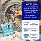 Dropps Activewear Biobased Power Laundry Detergent Pods, Crisp Breeze (64 Count) - Laundry Pods Fights Tough Stains & Odors, Sweat & Dirt - HE Compatible Laundry Supplies for Clean Clothes