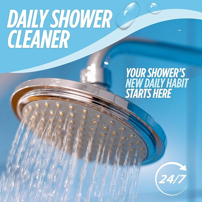 Oh Yuk Daily Shower Cleaner Spray – 24 oz Bottle | Prevents Soap Scum and Hard Water Buildup | Streak-Free Daily Shower Spray for Tile, Glass, Acrylic & Fiberglass