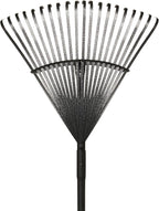 Yard Butler World’s Greatest Leaf Rake | Heavy Duty All Steel Rake with Ergonomic Garden Claw, 20 Free-Floating Tines & Long Metal Handle – Lawn, Yard, Bed, Landscape for Leaves, Grass & Debris, 18"