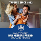 Bar Keepers Friend MORE Spray + Foam Multipurpose Cleaner (2 x 25.4 oz) & Dish Fish Dual Sponge for Bathroom, Kitchen & Outdoor Use on Stainless Steel, Aluminum, Brass, Tile, Ceramic, Porcelain & More