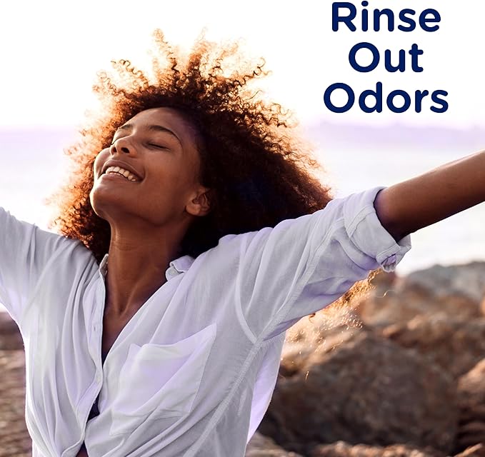 Downy RINSE & REFRESH Laundry Odor Remover and Fabric Softener, Fresh Lavender, 48 fl oz, Safe on ALL Fabrics, Gentle on Skin, HE Compatible