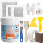 Dry Wall Patch Repair Kit, 22OZ Spackle Wall Repair Paste White Putty with Scraper Mesh Tape, Drywall Hole Repair Patch Kits for Wall Surface Fill Quick & Sheetrock Ceiling Crack Damage Mending