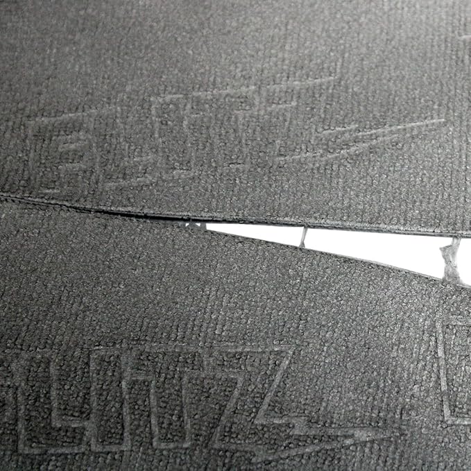 Flitz Tear Away Microfiber Towel Roll (30 Sheets) - USA-Made 12" x 12" Cloth Paper Towels - Reusable & Washable Ultra Absorbent Cleaning Cloth Roll for Cars, Kitchens, Appliances - Grey (1 Pack)