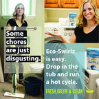 Eco-Gals Eco Swirlz Washing Machine Cleaner with Bonus Eco Scrubz Dishwasher Cleaner Add On 36 Count Deep Cleaning Tablets