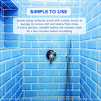 Fiberglass Shower Cleaner - 32 oz Fiberglass Cleaner for Bathtubs, Showers, Tile, Faucets & Bathrooms - Helps Remove Stains from Rust, Soap Scum & Hard Water - Streak-free, Non-Toxic Spray