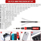 STREBITO Precision Screwdriver Set 191-Piece Multi-Bit Screwdriver 1/4 Inch Nut Driver Home Improvement Tool Electronic Repair Kit for Computer, iPhone, Laptop, PC, Cell Phone, PS4, Xbox, Nintendo