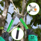 Pro Pruning Shears - Heavy Duty Garden Shears with SK-5 Steel Blades, Ergonomic Non-Slip Handle Tree Branch Cutter & Flower Arranging Tool