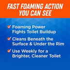 Ty-D-Bol Ultra Foam Toilet Bowl Cleaner - Provides Up to 8 Cleans - Citrus Scent - Fights Buildup and Eliminates Stains Using Immediate Foaming Action