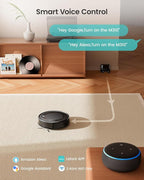 Lefant M310 Robot Vacuum Cleaner, 4500Pa Powerful Suction, PreciSense Obstacle Avoidance, Mini, Quite, 160 Mins Self-Charging Robotic Vacuums, App/Voice/Remote, Ideal for Pet Hair Hard Floors, Black