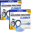Washing Machine Cleaner Powder - 24 Month Supply, Deep Clean Descaler & Odor Eliminator, Eco-Friendly Formula for All Machines (24 Pack)