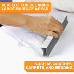 FurDozer Pet Hair Remover & Auto Detailing Tools - Cat & Dog Hair Remover for Carpets, Car Interiors, Couches, Bedding, & Pet Furniture (Gray, X3 MEGA - 10" Long)