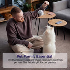 Pet Hair Handheld Vacuum Cordless: 20000PA High Power Car Vacuum with Motorized Brush and LED Light, Rechargeable Hand Held Vacuum Cleaner with Reusable Filter for Car, Home, Office & Pet, Blue