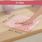 JOYMOOP 18 Pack Microfiber Cleaning Cloth, Kitchen Towels for Dish Drying Washing, Absorbent Streak Free Lint Free Rags for Cleaning, Reusable and Washable Towels - 10" x 10"