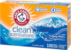 ARM & HAMMER Fabric Softener Sheets, 100 sheets, Purifying Waters