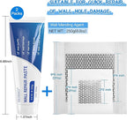 Wall Repair Paste kit, Spackle Drywall Repair kit, Wall Mending Agent 250 g*2, Wall Repair Patch-4Pcs and Scraper/Sandpaper, Effective Repair of Scratches, Nail Holes, Cracks and Wall Graffiti