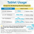 Washing Machine Cleaner – 24 Pack (1-Year Supply) Washing Machine Cleaning Tablets, Deep Clean for Front & Top Load Washers, Septic Safe, Eco-Friendly Deodorizer