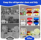 2 Pack Soda Can Organizer,Can Dispenser for Refrigerator Drink Storage Rack for Standard and Tall Can Pop Can Holders for Pantry Cabinet White