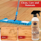 Rock Doctor Flooraid+ Bamboo Floor Cleaner Spray, 2 Pack, Heavy Duty Non Abrasive Cleaning Solution for Hard Floors, Counters, and Surfaces, Rinse Free