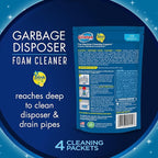 Glisten GLISTEN-DP06N-PB-2/PACK DP06N-PB Garbage Disposer Foaming Cleaner, Lemon Scent, 2-Pack (8 Uses), 2 Pack, Blue, 2 Count, 4.9 Ounce (Pack of 2), 9 Ounce