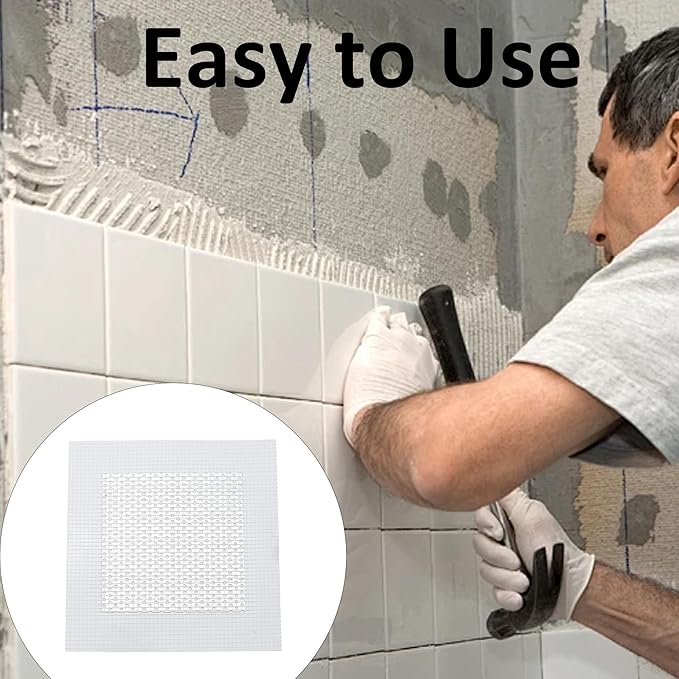 6PCS 4” Drywall Repair Kit, Aluminum Wall Patch with Galvanized Plate, Self Adhesive Fiberglass Dry Wall Hole Patches for Drywall Ceiling Sheetrock