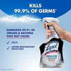 Lysol Power Limescale Remover Bathroom Cleaner Spray, Hard Water Stain Remover, Disinfecting Multipurpose Cleaner for Shower & Bathtub, Tough on Lime & Calcium, 0% Bleach, Atlantic Fresh Scent, 32oz