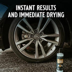 SOCAR Blue Suede Tire Shine Spray & Protectant. New-Tire Smooth Shine. for Rubber, Vinyl, Plastic, Leather, 16 fl oz. UV Protection, No Sling, for Cars, Motorcycles, RVs.