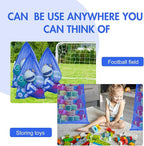 Berlune 30 Pack 24 x 36 Inches Large Mesh Bags for Laundry, Wash bags, Sturdy Mesh Material Closed with Drawstring, Factory, University, Dormitory, Travel and Apartment Dweller (Blue)