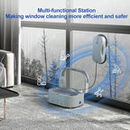 Satuo S9PRO Window Cleaning Robot,Window Cleaner Robot with Portable Station Suitable for Stubborn Stains Intelligent Path Planning Automatic Dual Water Spray Edge Detection