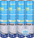 9.45 inch Lint Roller Refills for 9.4'' - 9.5'' Large Lint Rollers Extra Sticky Roller Refills Replacment for PetLovers Delomo and More Floor Rollers 90 Sheets per Refill, 4 Pack, 360 Sheets Total
