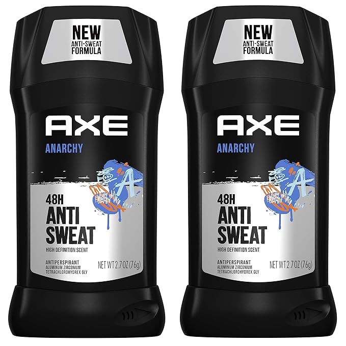 AXE Antiperspirant Deodorant Stick for Men Anarchy For Him 2.7 oz (pack of 2)