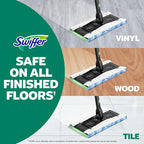 Swiffer Heavy Duty Mop Wet Multi-Surface Cloth Refills for Floor Mopping and Cleaning, Gain and Unstopables Scents, 30 count