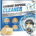 Garbage Disposal Cleaner and Deodorizer Tablets - 50 Count (1-Year Supply), Powerful Foaming Sink Cleaner, Quickly Eliminates Odors, Natural Drain Odor Eliminator for Kitchen Disposal Care