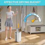 JOYMOOP 8L Large Capacity Flat Mop System with Extension Handle, Ideal for Floor, Window, and Wall Cleaning - Includes 5 Washable Microfiber Pads for Wet and Dry Use