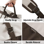 Laundry Bag Backpack, 125L Extra Large Travel Laundry Bags with Shoulder Straps, Adjustable & Extendable Design, Laundry Hamper Bag with 3 Pockets for Laundromat, College, Travel, Camping