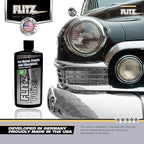 Flitz Multi Purpose Metal Polish Liquid - 16oz Bottle of USA-Made Tarnish Remover - For Aluminum, Chrome, Brass, Nickel, Silver - Non-Abrasive Metal Cleaner and Polish, Restorer (1 Pack)