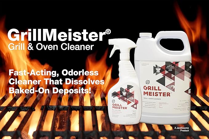 GrillMeister Grill, Grate & Oven - Heavy Duty Cleaner/Degreaser,1 Gallon