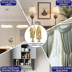 No-Drill Drywall Anchors Kit, Heavy Duty - 90 Pcs (0.47x1.18in) Zinc Plated Steel, 45 Anchors + 45 Self-Tapping Screws | 2025 Upgraded for Easy Wall Mounting (Shelves, Decor, TVs)