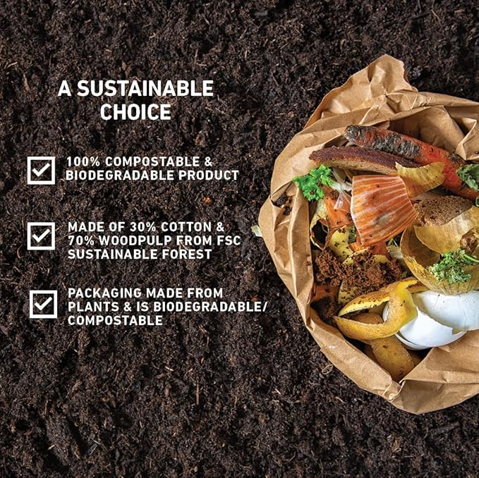 Nordhus Design Swedish Dishcloths, 5 Pack Oranges, Made in Sweden - Reusable, Washable Cellulose Cotton Kitchen Cloths - Replace Paper Towels, Wipes, Sponges, Dish Rags