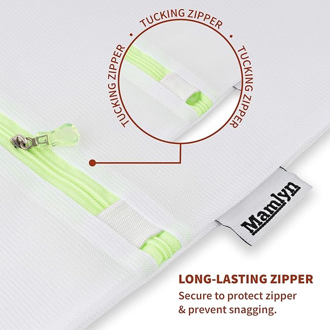 Mesh Laundry Bag for Delicates, Wash Bag for Underwear and Lingerie, Makeup Organizer Bag (1 Large)