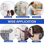 Drywall Anchors-180PCS Nails for Wall Anchors for Drywall Repair Kit, Premium Plastic Wall para Dry Wall Anchors and Screws Assortment Kit, Heavy Duty Self Drilling Picture Hanging Kit Hangers Screw